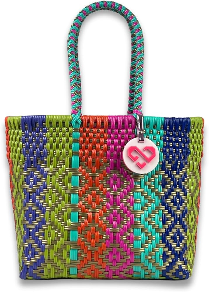 MARIA VICTORIA X-Small Mexican Tote - Waterproof Woven Beach Purse | Amazon (US)