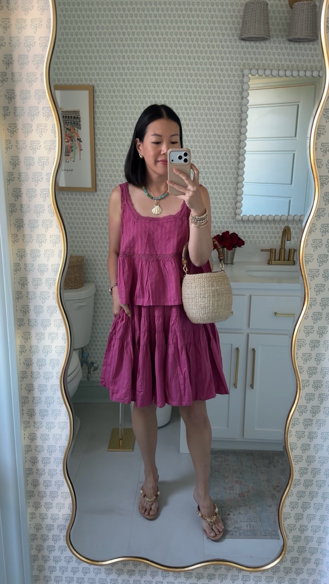 This two piece top is so cute and comfy for your summer vacation.  Nice and lightweight. Wearing a Small in both pieces but I think I’d prefer a XS in the top.

#LTKootd #LTKPetite #LTKOver40