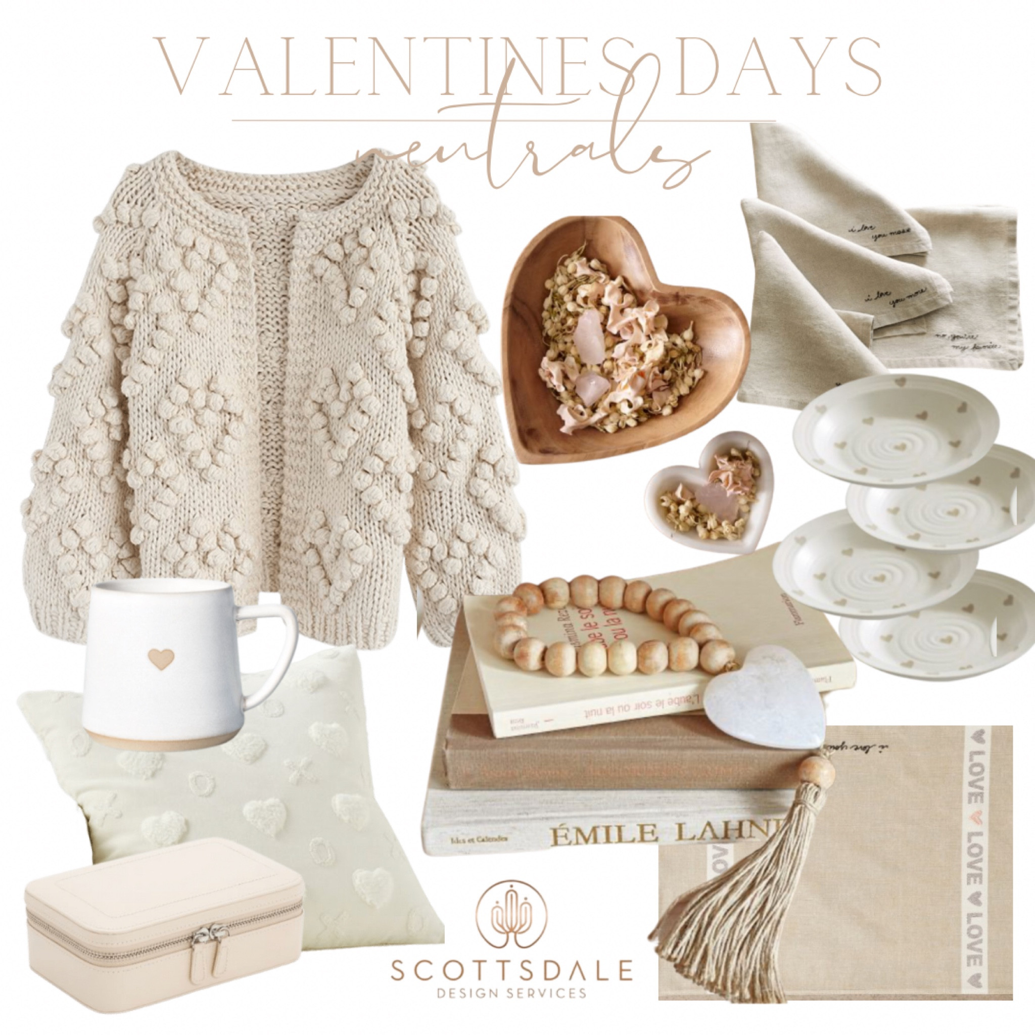 Valentine’s Day Neutral favs!🤍🤍

Heart sweater, Valentine’s Day decor, gifts for her, gifts for Valentine, neutral home decor, winter decor

#LTKFind #LTKhome #LTKSeasonal