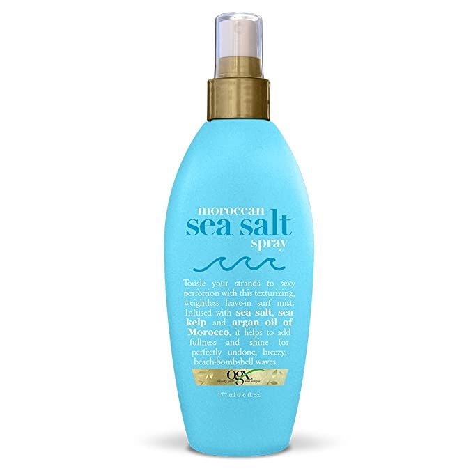 OGX Argan Oil of Morocco Hair-Texturizing Sea Salt Spray, Curl-Defining Leave-In Hair Styling Mis... | Amazon (US)