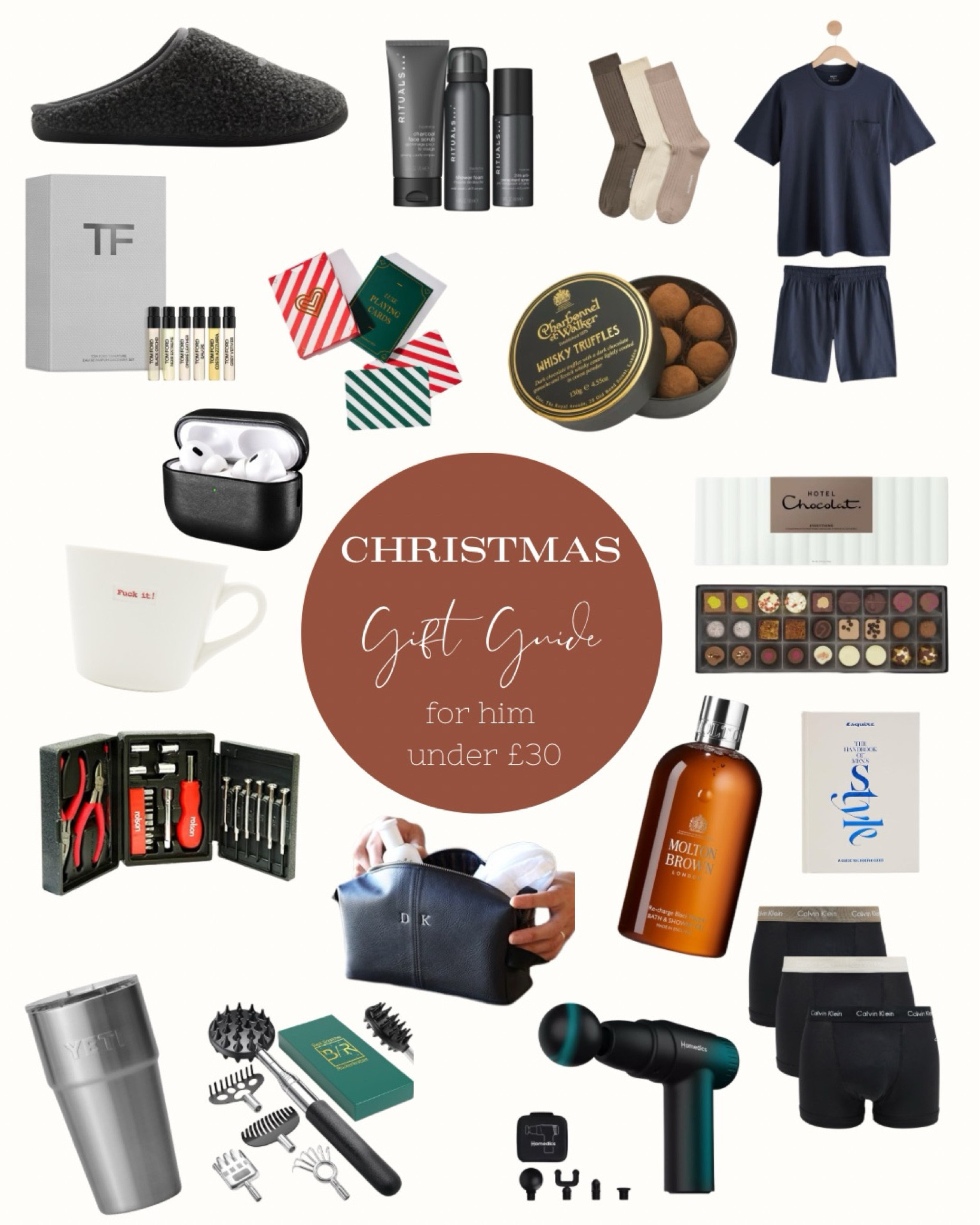 Christmas Gift Guide For Him ❤️
Under £30 
#LTKchristmas #LTKgiftguide #LTKchristmasgiftguide 
