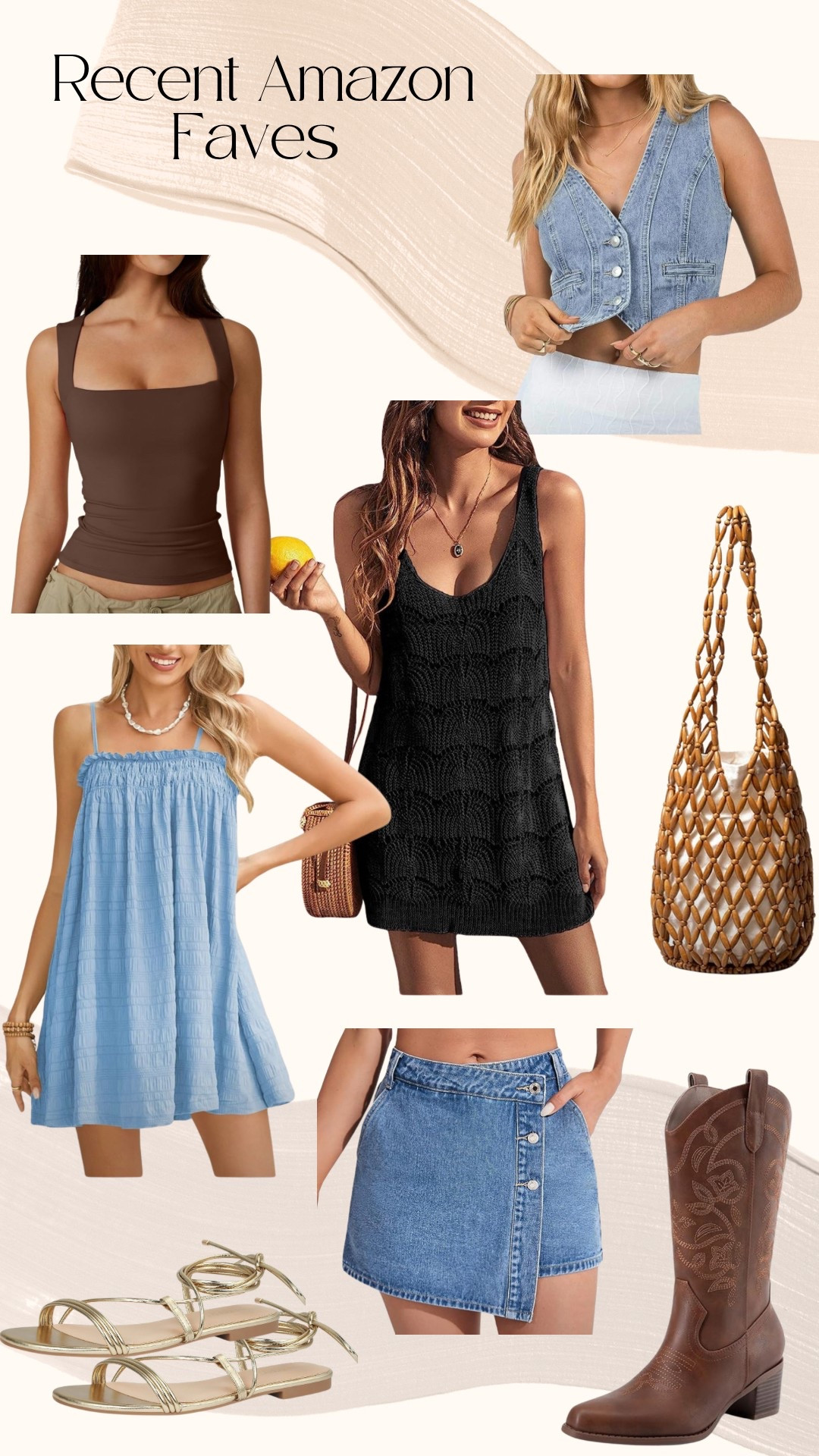 Some of my favorite recent Amazon purchases! Size up in the denim skirt for sure 

Coastal cowgirl 
Amazon finds 


#LTKFestival #LTKSeasonal #LTKFindsUnder50