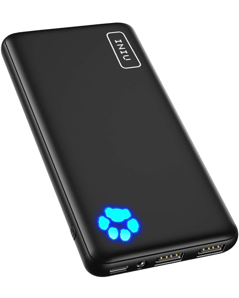INIU Portable Charger, USB C Slimmest Triple 3A High-Speed 10000mAh Phone Power Bank, Flashlight Ext | Amazon (US)