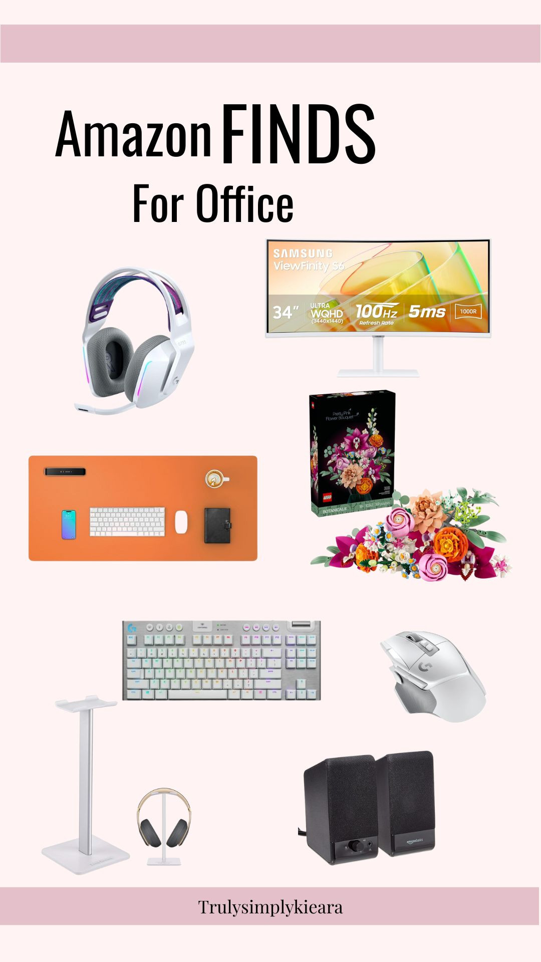 This setup has become my happy place — where I game, create, and unwind.
A mix of tech and tiny details that make it me: a great headset, smooth keyboard, and cheerful LEGO flowers. All linked on below! 

 

#LTKCyberWeek #LTKGiftGuide #LTKHome