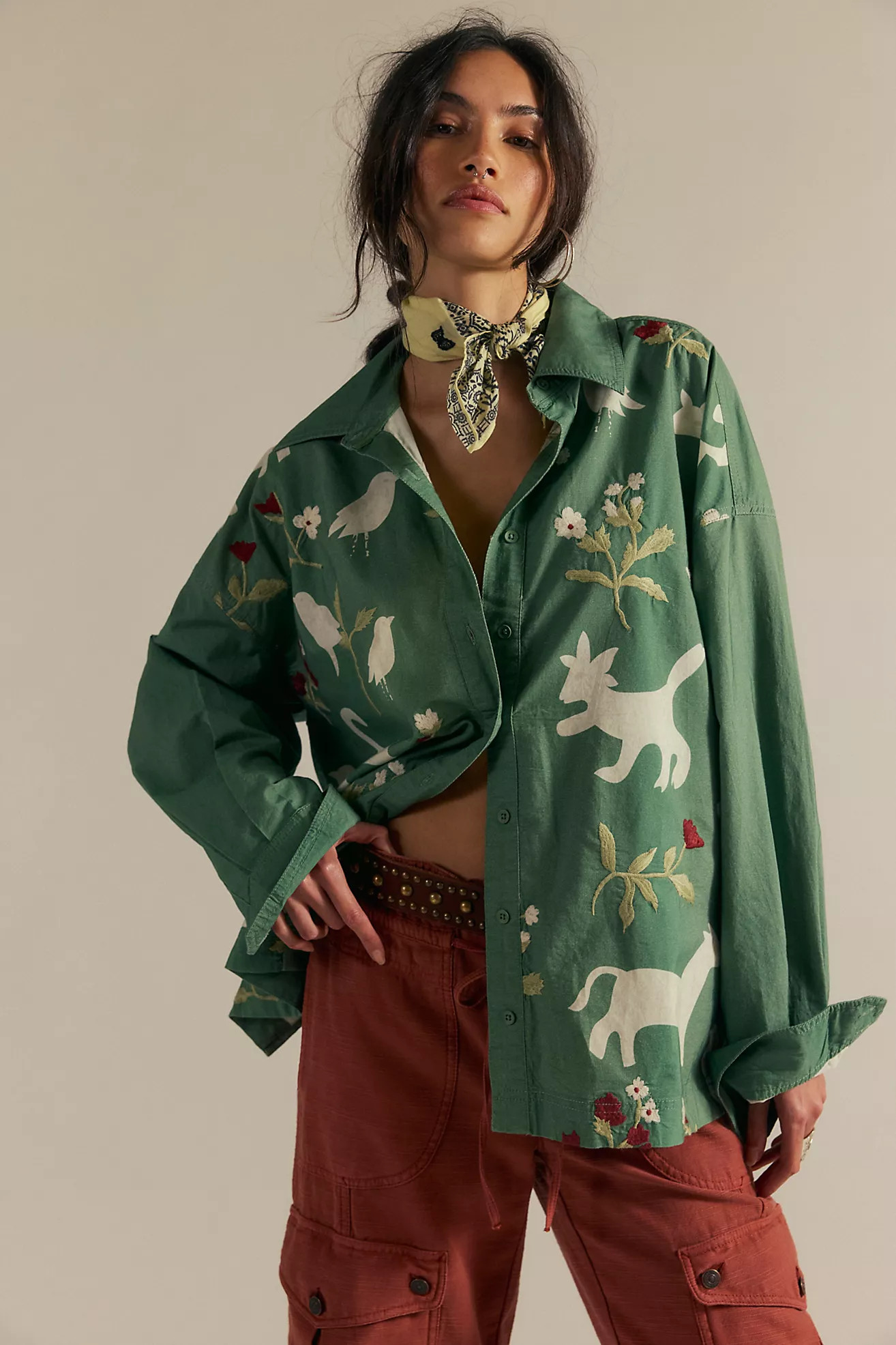 We The Free Crafty Critter Shirt | Free People (Global - UK&FR Excluded)