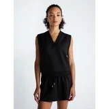 Scoop Women's Scubaknit Sleeveless Deep V-Neck Top, Sizes XS-XXL | Walmart (US)