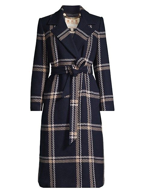 Killin Tartan Wool Belted Coat | Saks Fifth Avenue