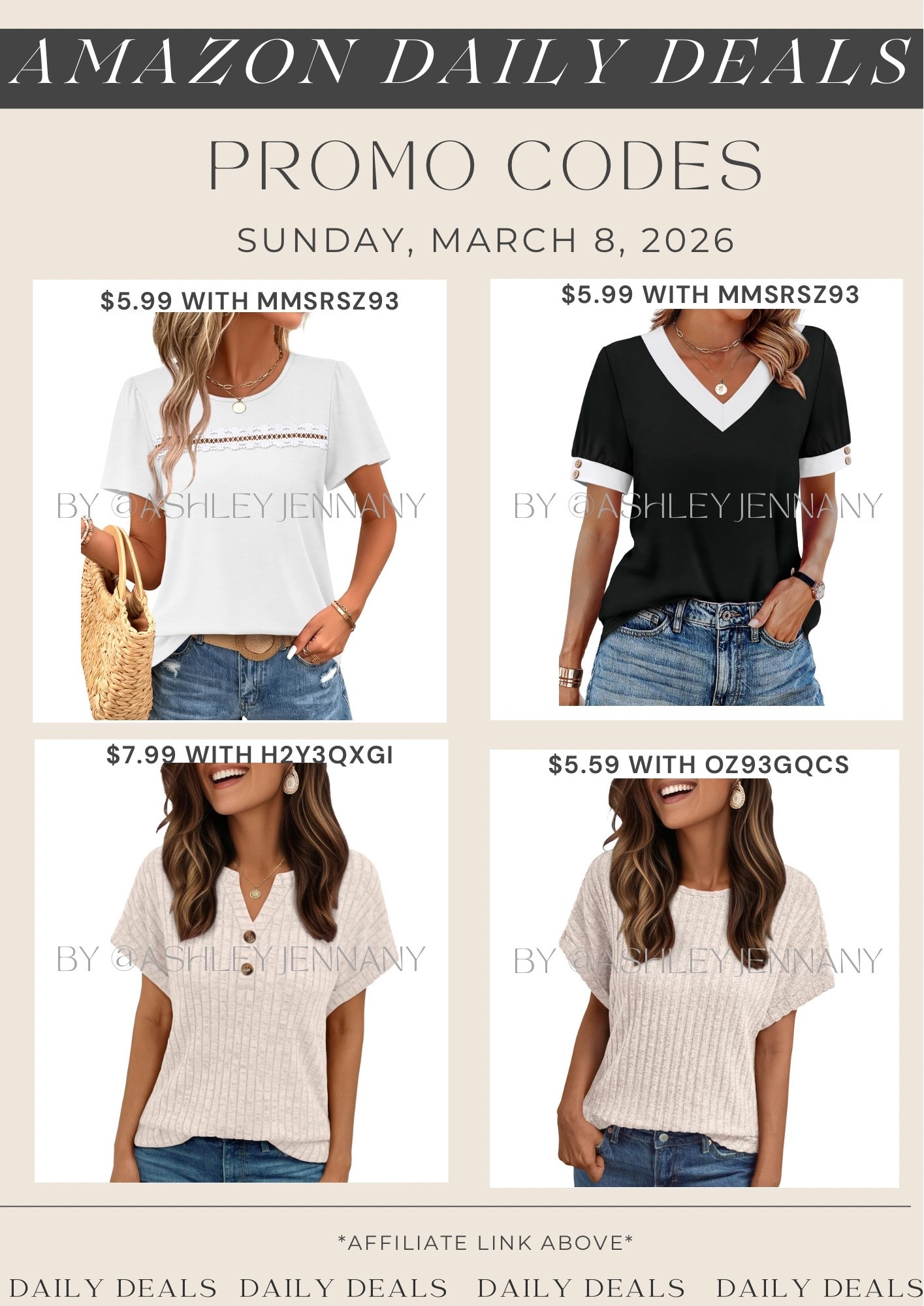 Amazon fashion deals on short sleeve tops

#LTKMidsize #LTKSaleAlert #LTKSeasonal