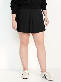 Extra High-Waisted StretchTech Micro-Pleated Skort | Old Navy (US)