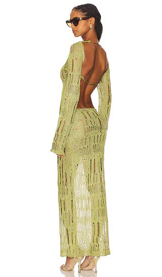 Moss Metallic Umbra Maxi Dress in Moss | Revolve Clothing (Global)