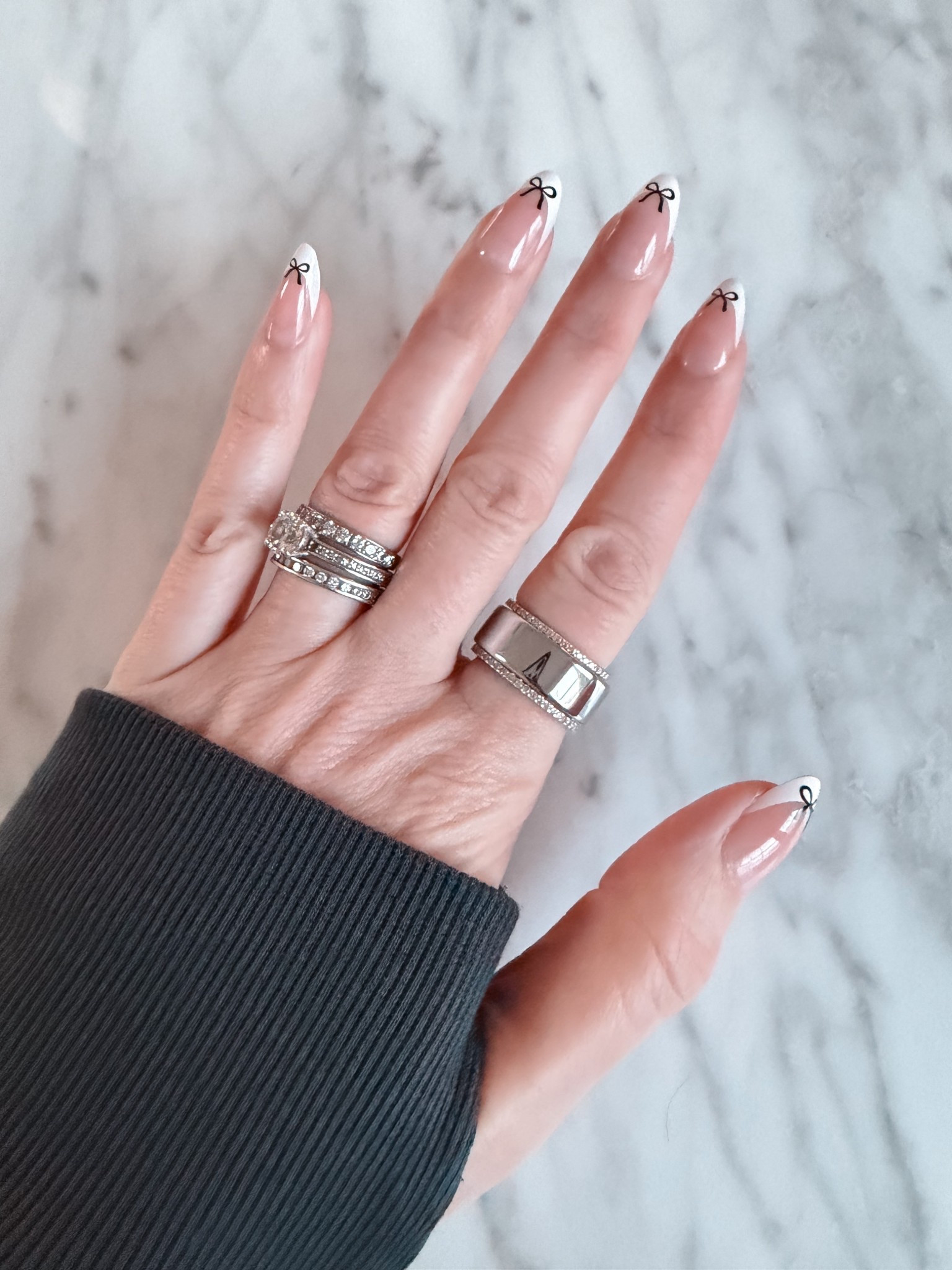 Nails of the week. 
Press on nails
Glue on nails
Kiss nails

#LTKValentine #LTKOver40 #LTKBeauty