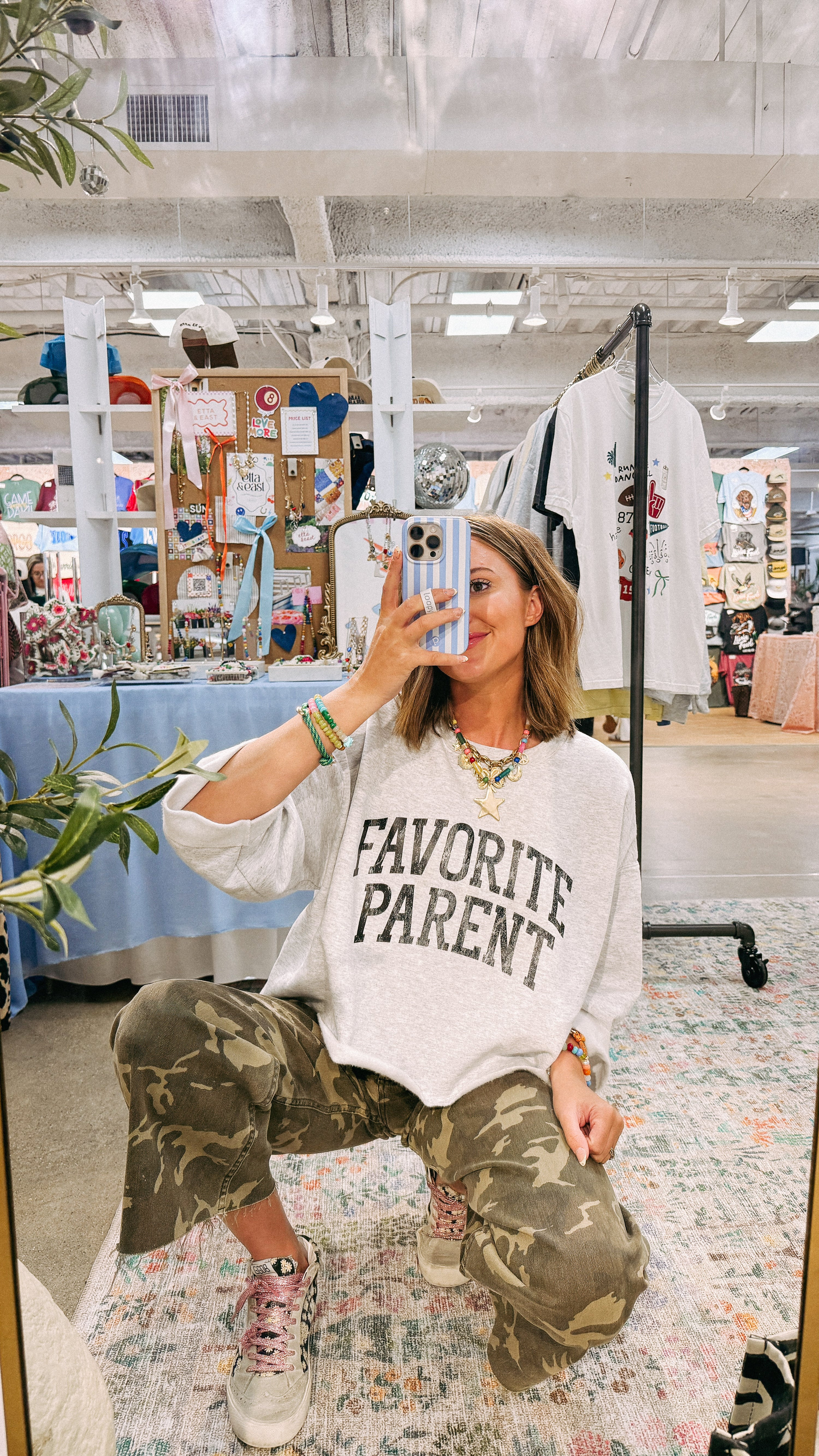 ETTA OG | favorite parent sweatshirt - ash / black | Etta+East