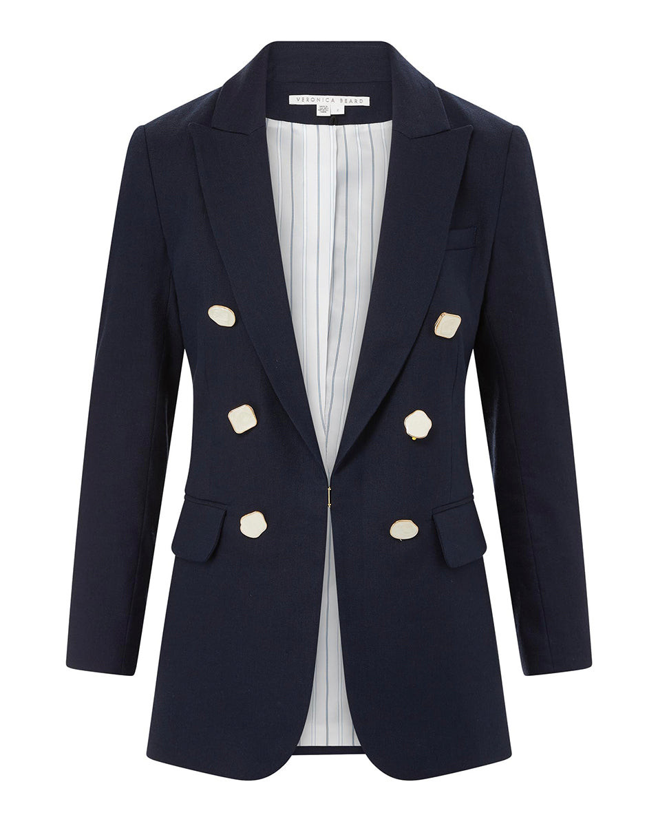 Bexley Linen Dickey Jacket | Veronica Beard