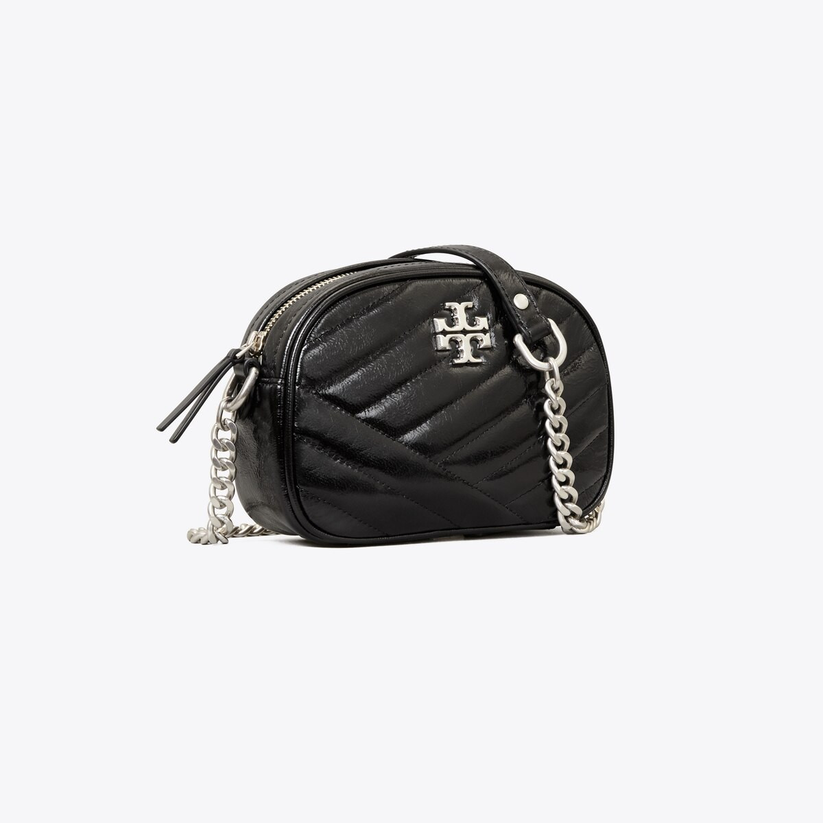 Kira Chevron Textured Small Camera Bag | Tory Burch (US)