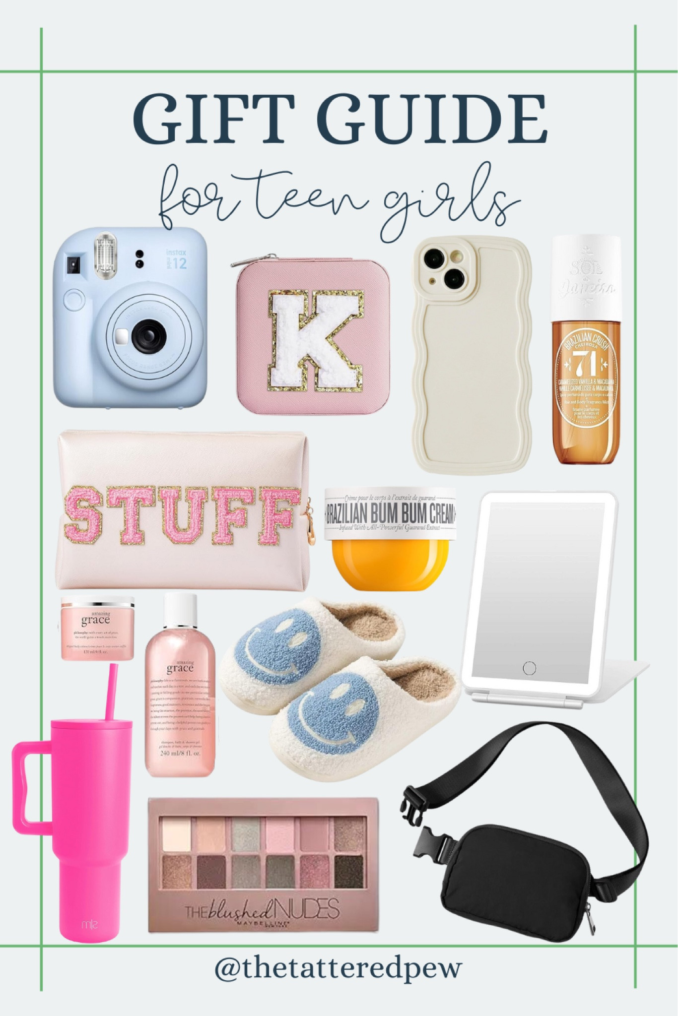 Teen girl gift guide! Gift ideas include iPhone base, jewelry case, Simple Modern water bottle, slippers, belt bag and more trending items! 

Amazon finds, gifts for her, gifts for girls, teen girl gifts, trending gifts to girls, gift ideas for teens 

#LTKGiftGuide #LTKstyletip