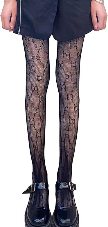 Fashion Stockings Fishnet Stockings Ladies Pantyhose,Sexy Ladies Tight,Fashion Tights,Lace Tights... | Amazon (US)