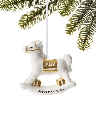 Holiday Lane 2022 Baby's First Rocking Horse Ornament, Created for Macy's & Reviews - Shop All Ho... | Macys (US)
