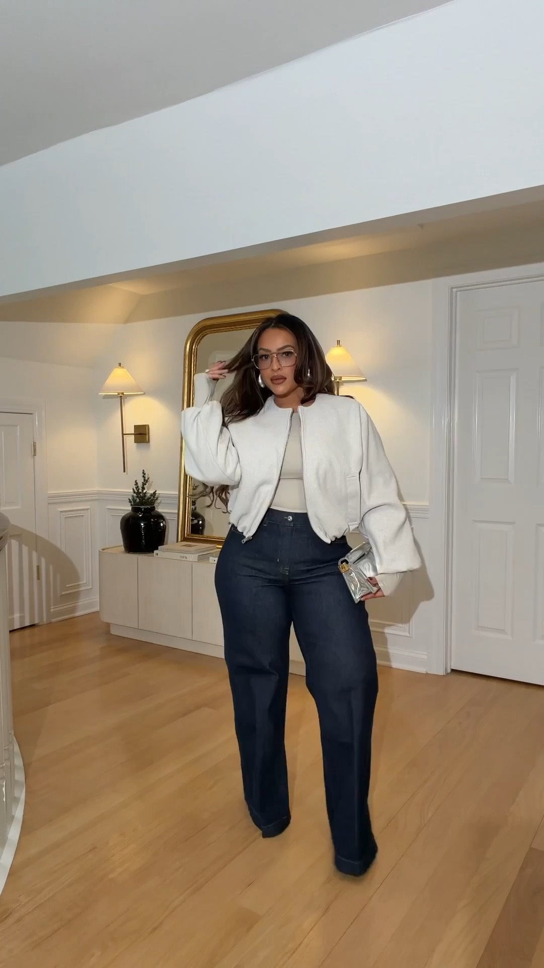 Where are my denim girls at!? @spanx continues to hit my wishlist when it comes to finding the perfect pair of pants this holiday season. I’m wearing a size x-large in the pants or size (12). 

Code: KRISTALXSPANX for new shoppers!


#LTKMidsize #LTKootd #LTKPetite