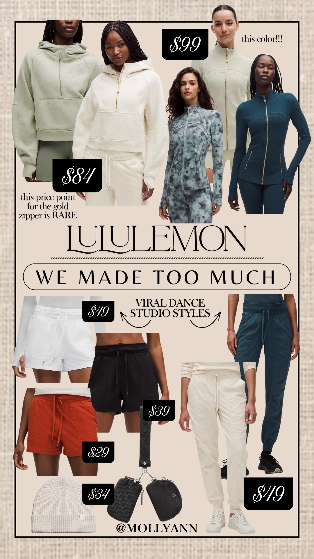 Some favorites from LuLuLemon’s we made too much section 

#LTKfitnessgoals #LTKSaleAlert #LTKActive