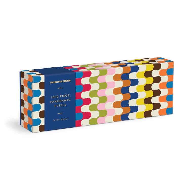 Jonathan Adler Bargello 1000 Piece Panoramic Puzzle | Galison