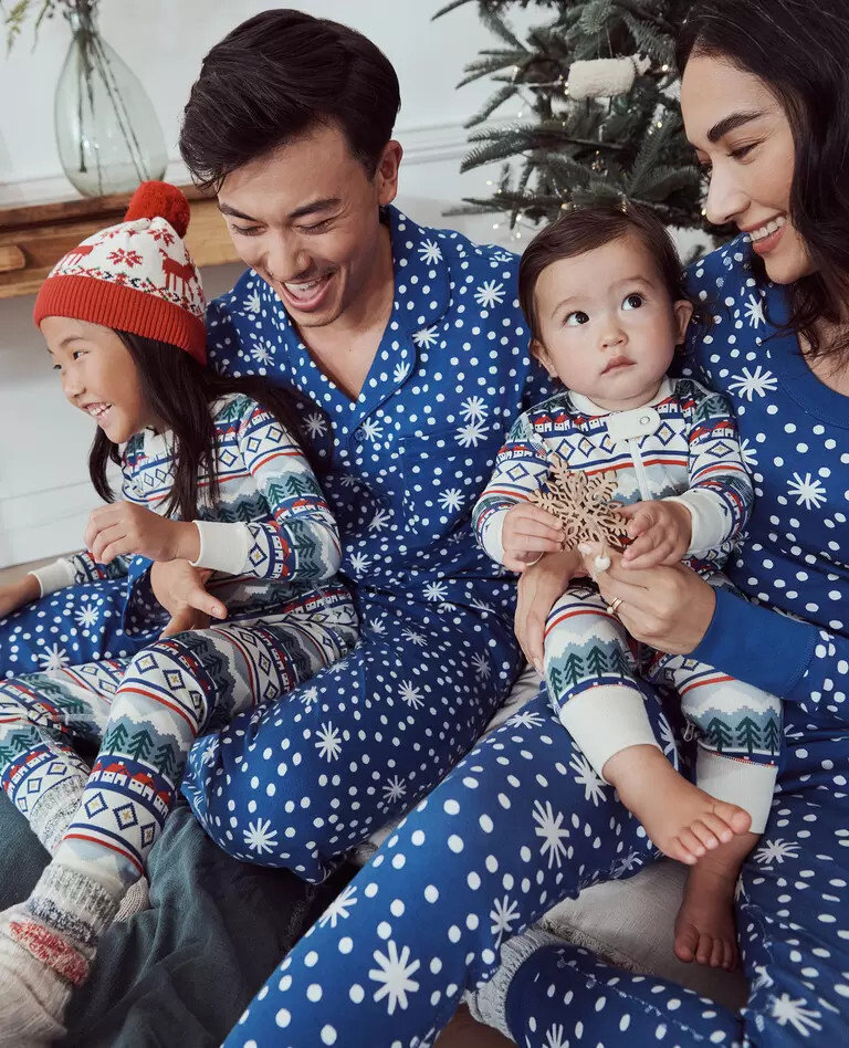 Holiday First Snow Matching Family Pajamas | Hanna Andersson