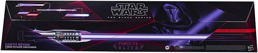 STAR WARS The Black Series Darth Revan Force FX Elite Lightsaber with Advanced LED and Sound Effe... | Amazon (US)