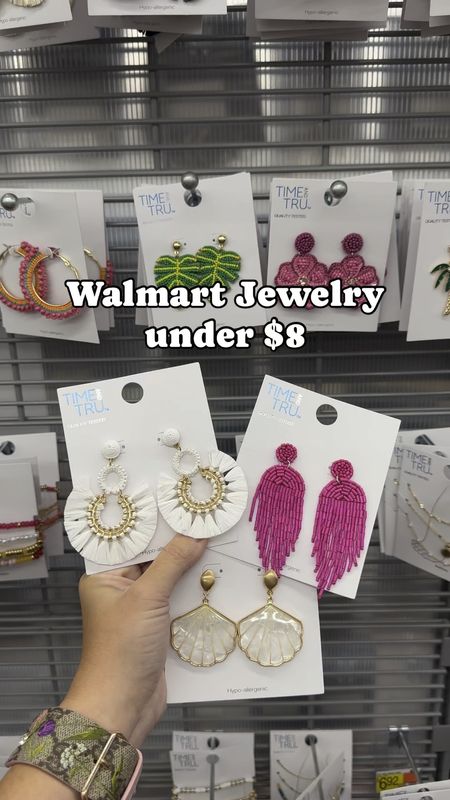Cute Walmart jewelry under $8!! That’s the best prices I’ve found for such cute pieces for summer! Most of those earrings are so light! 

#LTKVideo #LTKFestival #LTKGiftGuide