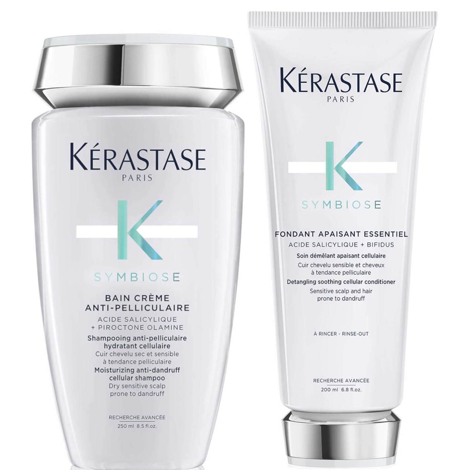 Kérastase Symbiose Anti-Dandruff Cleanse and Condition Duo for Dry Scalps | Look Fantastic (ROW)