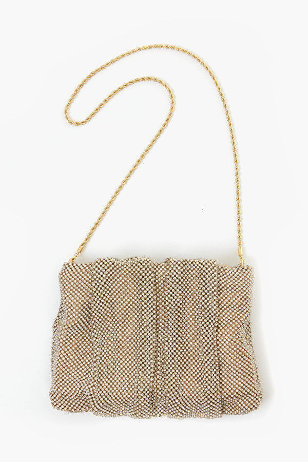 Gold Diamante Ember Clutch | Tuckernuck (US)