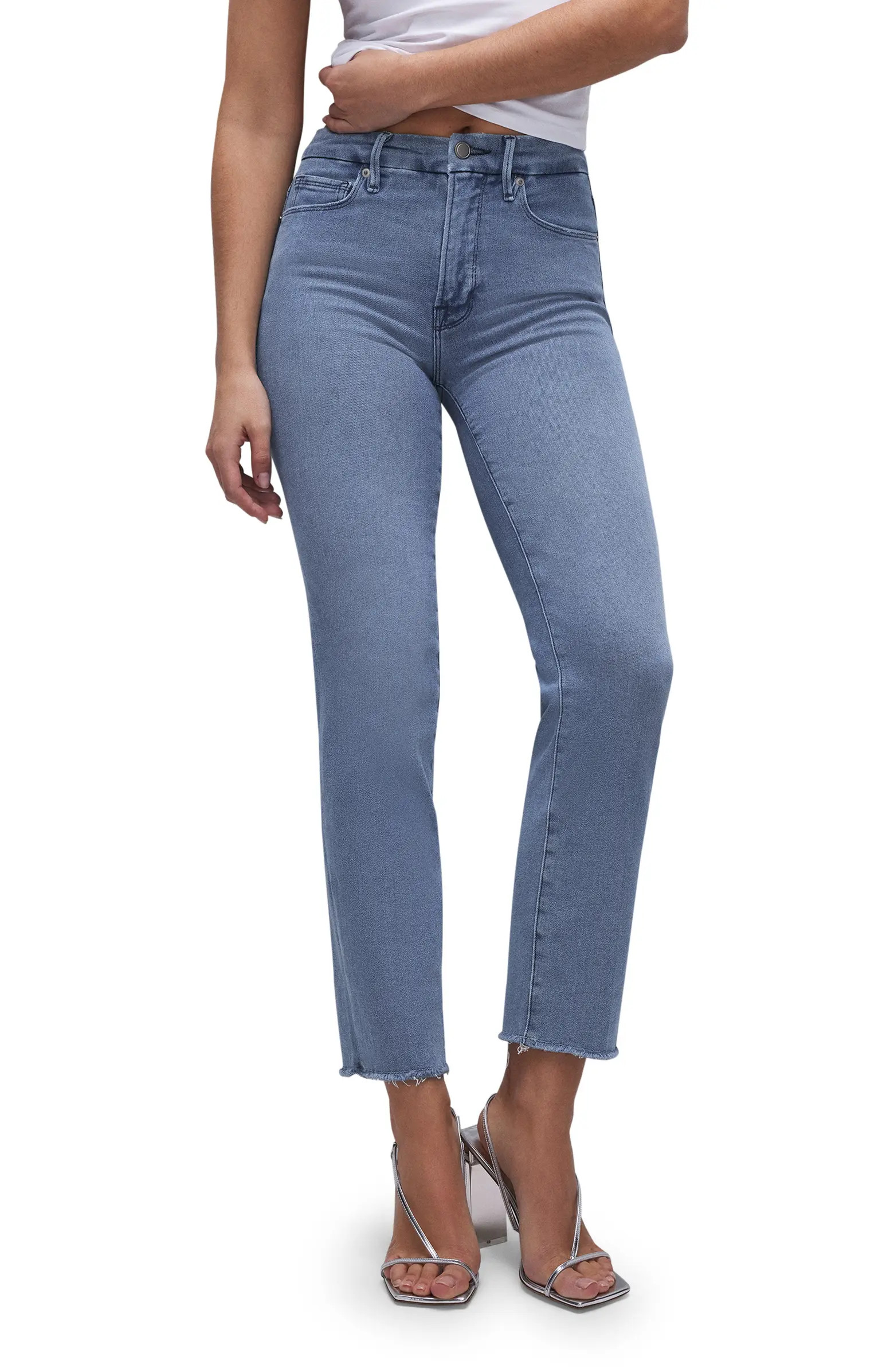 Good Legs Straight Split Pocket Jeans | Nordstrom