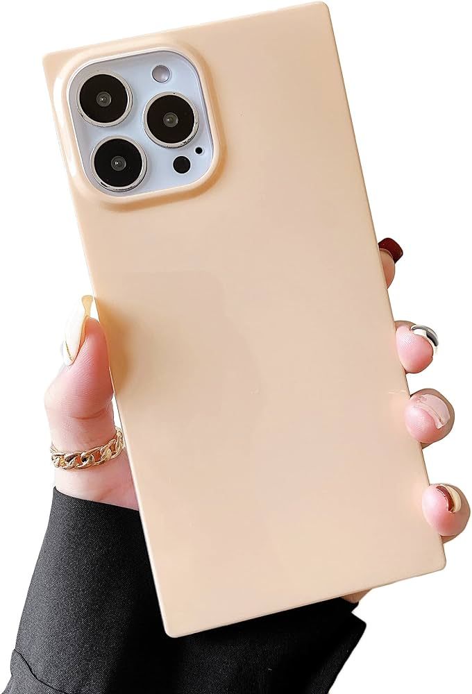 Cocomii Square iPhone 13 Pro Max Case - Square Neutral Plain Color - Slim - Lightweight - Glossy ... | Amazon (US)