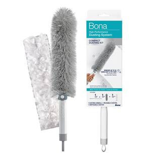 High-Performance Compact Dusting Kit, with 17 in Handle, Reusable and Disposable Dusters | The Home Depot