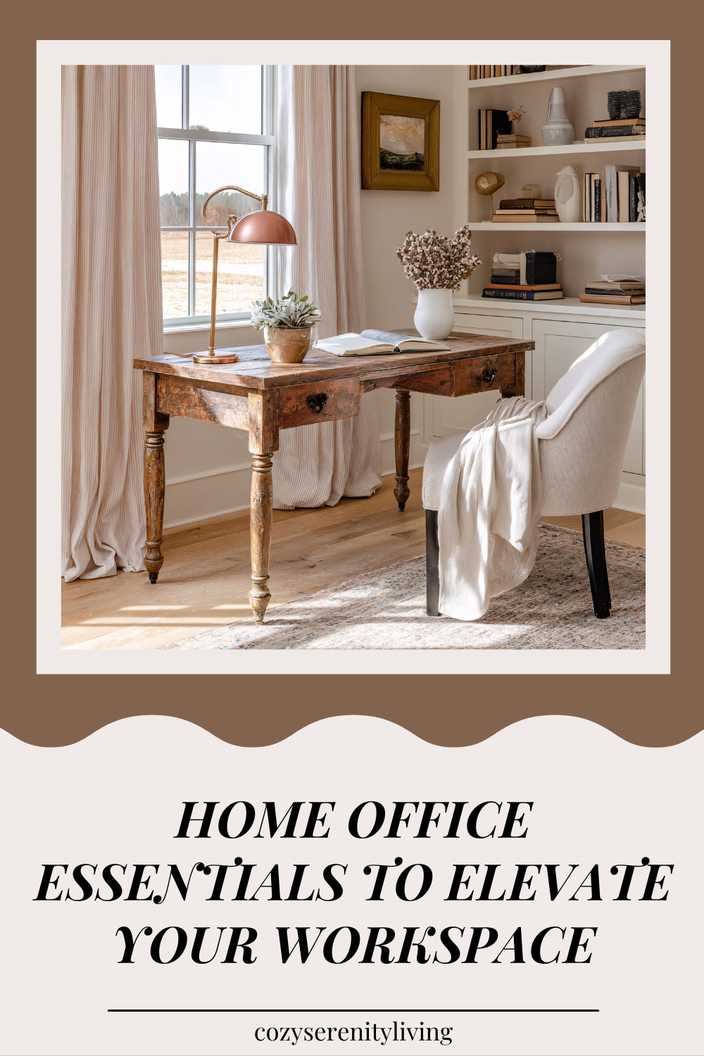 Home Office Essentials to Elevate Your Workspace

Home office essentials are key to creating a workspace that feels both functional and inspiring. Thoughtfully selected furniture, warm materials, and neutral tones help establish a calm atmosphere while supporting focus and productivity. From timeless desks and comfortable seating to subtle decorative accents, these essentials elevate your workspace and make working from home feel intentional, balanced, and aesthetically refined—without overwhelming the space.
home office essentials, workspace decor ideas, elevated home office, neutral office decor, productive workspace styling, cozy home office, minimalist work from home setup 

 

#LTKdayinmylife #LTKHome #LTKSaleAlert