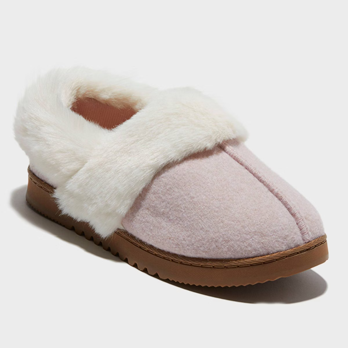dluxe by dearfoams Women's June Felted Closed Back Slippers | Target