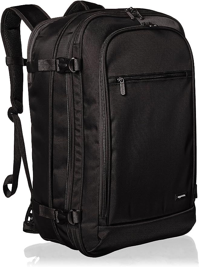 AmazonBasics Carry-On Travel Backpack - Black | Amazon (US)