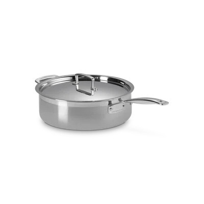 Le Creuset Classic Stainless Steel Round Saute Pan With Lid, 6 Qt. | Wayfair North America
