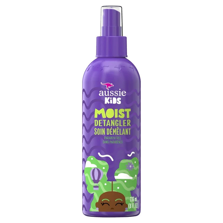 Aussie Kids Moist Detangler Spray for Kids, All Hair Types, 8 fl oz | Walmart (US)