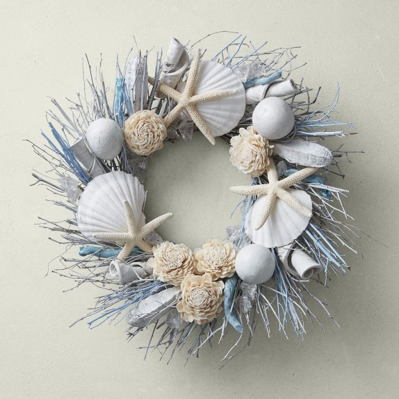 Fleur De Sel Live Wreath | Williams-Sonoma