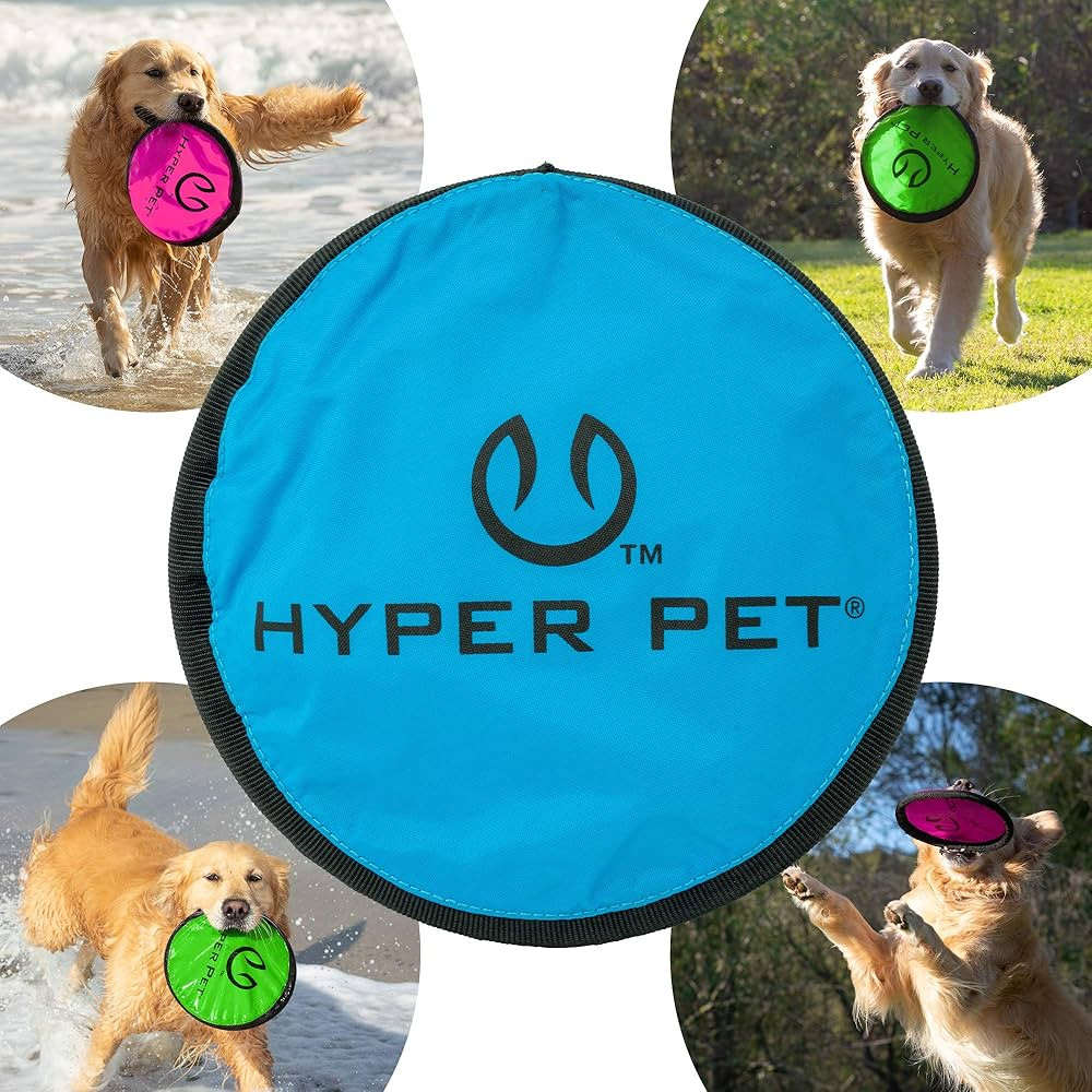 Hyper Pet Flippy Flopper Dog Frisbee Interactive Dog Toys [Flying Disc Dog Fetch Toy – Floats i... | Amazon (US)