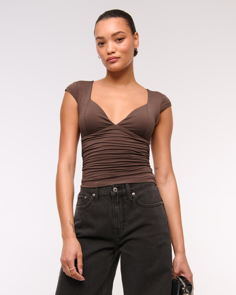 Women's The A&F Zoe Bra-Free Top | Women's Clearance | Abercrombie.com | Abercrombie & Fitch (US)