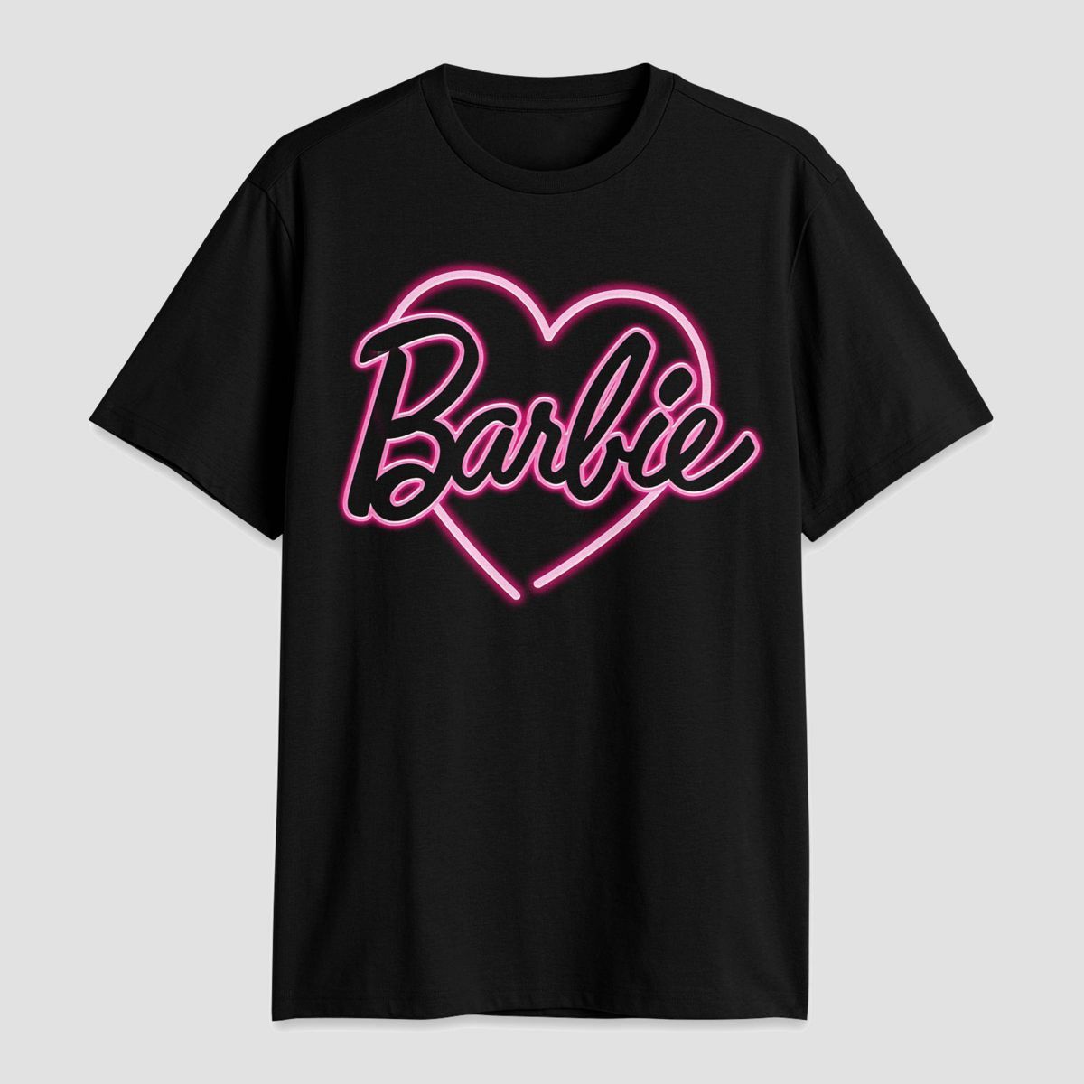 Men's Barbie Short Sleeve Graphic T-Shirt - Black | Target