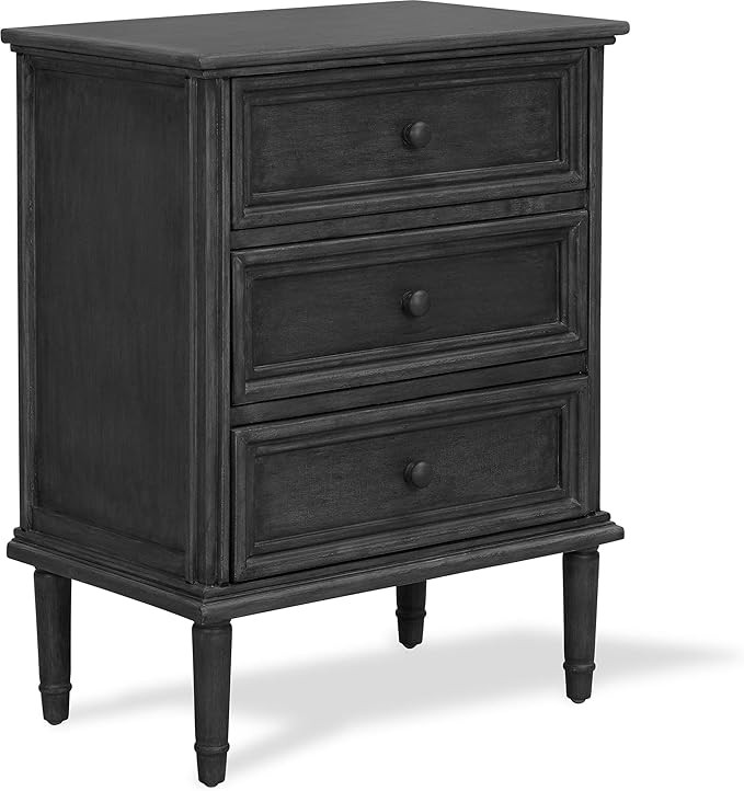 Serta Webster 3 Drawer Storage Cabinet, Dark Gray | Amazon (US)