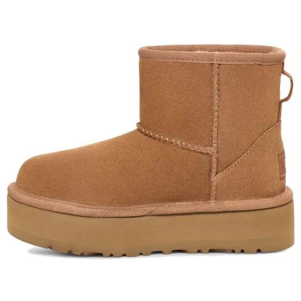 (GS) UGG Classic Mini Platform 'Chestnut' 1143700K-CHE | KICKS CREW