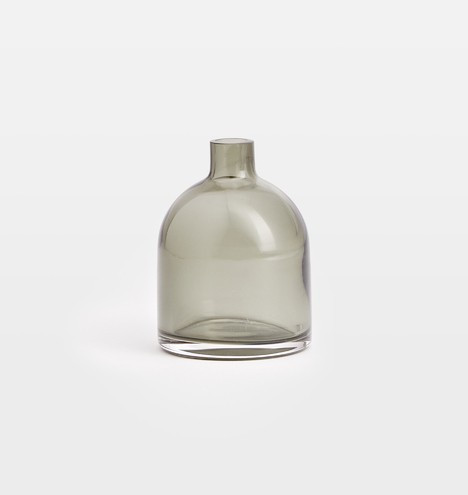 Audrey Smoke Glass Bud Vase | Rejuvenation