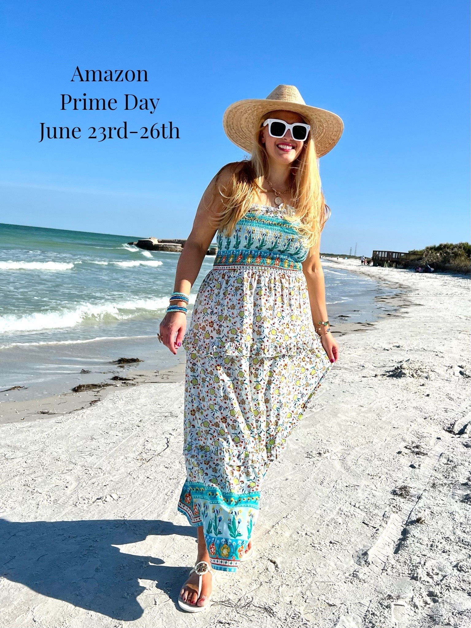 Amazon prime day is around the corner. It’s June 23rd-26th! Stock up on all things summer including this beautiful maxi dress. Perfect for your next tropical getaway.

Wearing a medium. Runs big, if you’re in between sizes size down.

#LTKSeasonal #LTKOver40 #LTKSaleAlert #LTKTravel #LTKgrwm #LTKootd #LTKMidsize #LTKSwim