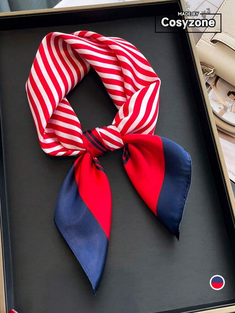 CA$3.50
1pc Silk-Like Striped Print 60-Color Small Square Scarf, New Women Fashion Bandana, Versatile Bag Decor Ribbon Neckerchief
4.95
(1000+)
Style Type
Blue and White
Red and White
Qty:

 | SHEIN
