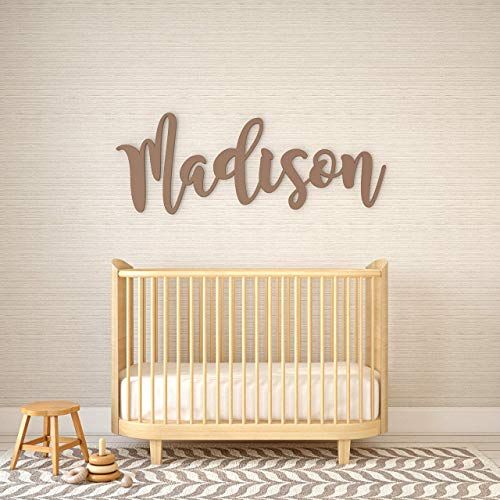 Personalized Baby Name Sign for Nursery Decor by Panhandle Mercantile | Custom Cut & Finished | M... | Amazon (US)