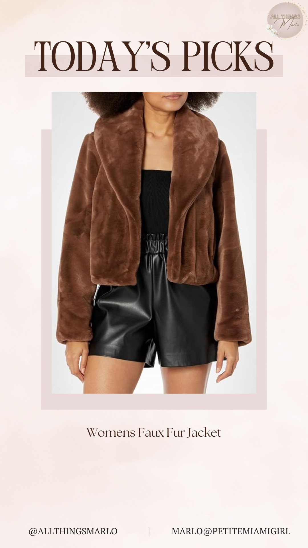 Womens Faux Fur Jacket 

 #LTKHoliday #LTKootd #LTKSeasonal
