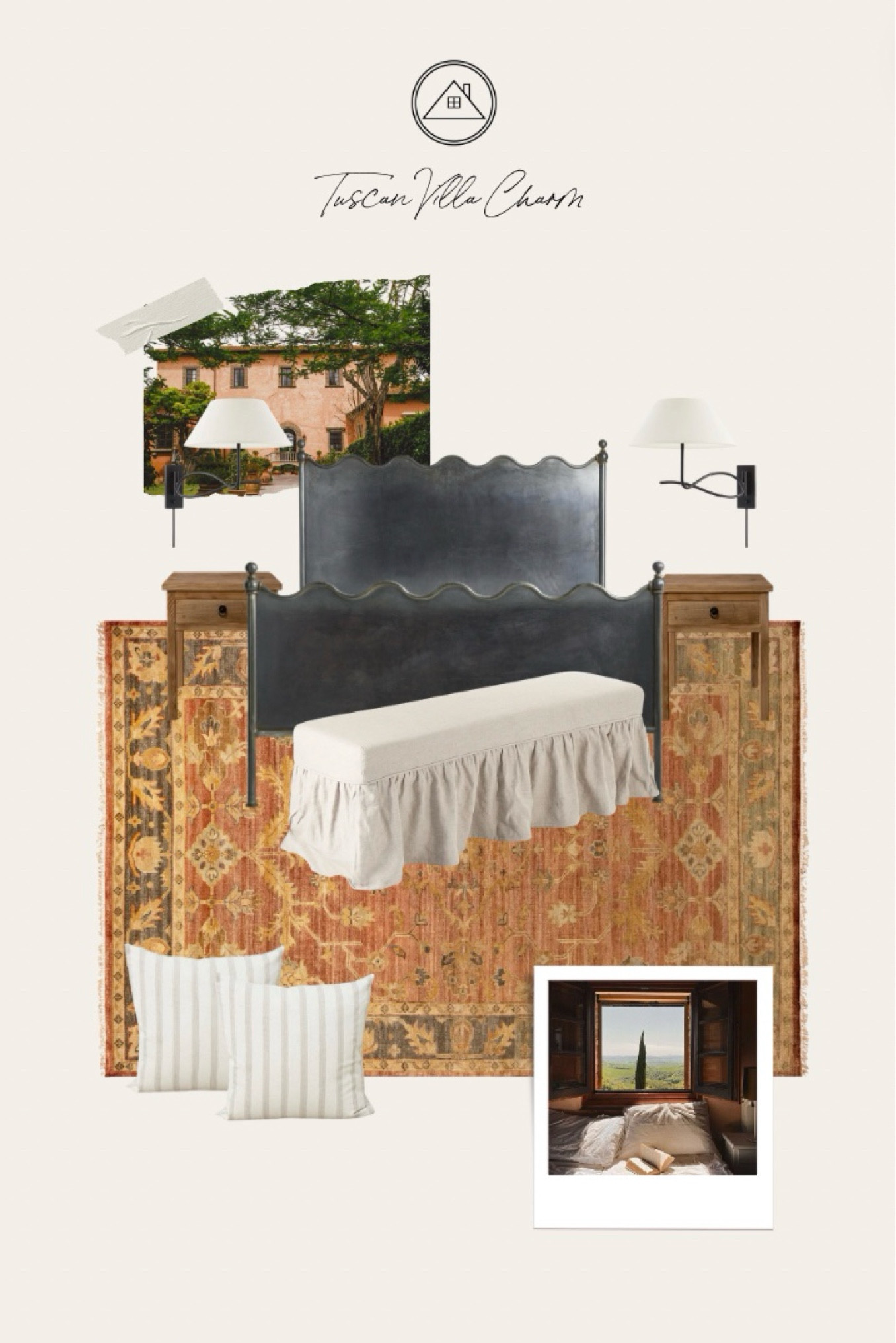 This bedroom evokes a sense of elegance and timeless European beauty. It’s all in the ornate details and earthy tones of the Italian countryside. Get this curated and intentional bedroom look!

#LTKstyletip #LTKhome #LTKSeasonal