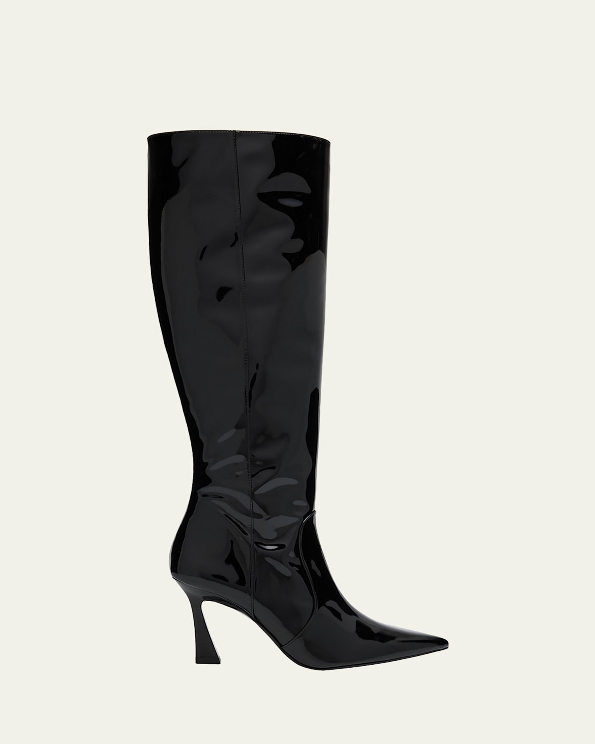 85mm Vinnie Patent Leather Knee-High Boots | Bergdorf Goodman